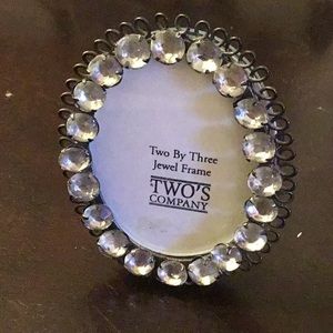 Miniture bejewled frame by Two’s Company